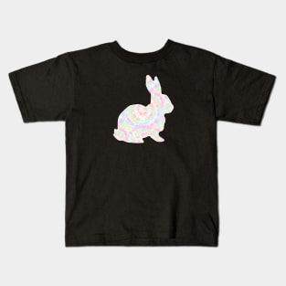 Rainbow Tie Dye Show Rabbit - NOT FOR RESALE WITHOUT PERMISSION Kids T-Shirt